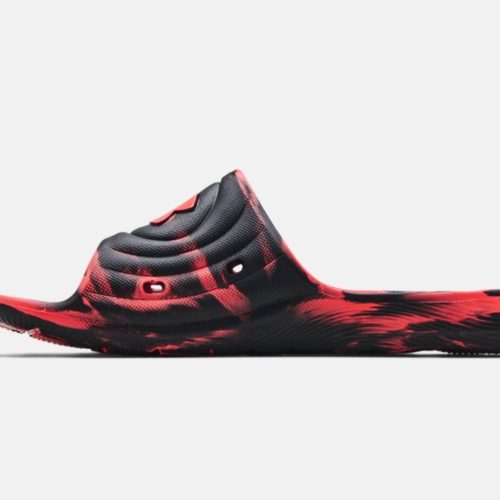 MEN'S UNDER ARMOUR LOCKER CAMO SPORT SLIDES - Picture 5 of 8